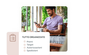 Organizzazione completa del concorso in tutti i suoi aspetti: premi, target, autorizzazioni e spedizioni