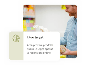 Esempi di insights sul target approfonditi e incrociati dalla AI